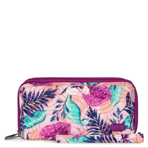 LUG AZALEA PINK 💖Splits XL Wristlet New in Package (Regular $55) - Picture 3 of 5